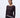 Asymmetric Long-Sleeve Burgundy T-Shirt