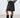 Retro Deconstructed Denim Workwear Skirt