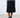 High-Waisted Oversized Belted Vintage Leather Skirt
