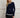 Vintage Color-Block Long-Sleeve Knit Sweater