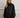 Vintage Black Zipper Leather Jacket for Women