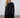 Long-Sleeve Tie-Neck Merino Wool Sweater