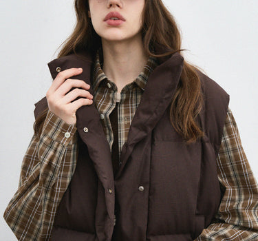 Women’s Cropped Down Vest Jacket