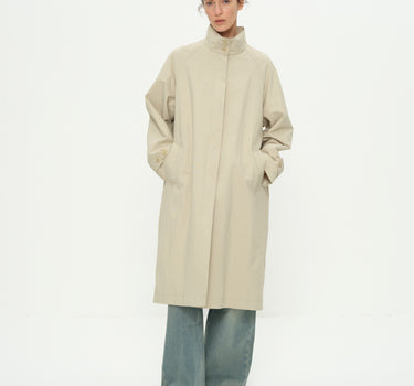 H-Shaped Stand-Up Collar Windbreaker Jacket