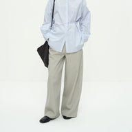 Natural Organic Wide Leg Pants for Summer