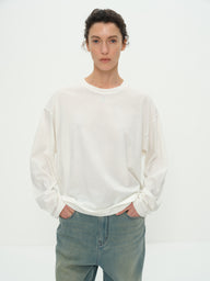 Soft Drop Shoulder Knit Top for All Seasons