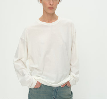 Soft Drop Shoulder Knit Top for All Seasons