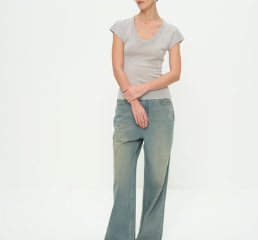 Relaxed Fit Blue Denim for Spring & Summer