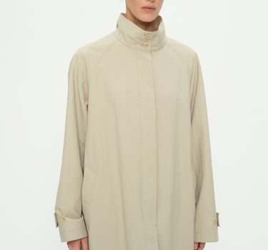 H-Shaped Stand-Up Collar Windbreaker Jacket