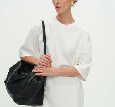 Timeless Wool Modal Peplum T-shirt for All-Year Wear