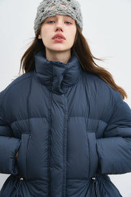 90% Goose Down Diamond Quilted Puffer Jacket