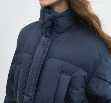 90% Goose Down Diamond Quilted Puffer Jacket