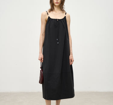 Vacation-Ready Beaded Strapless Midi Dress
