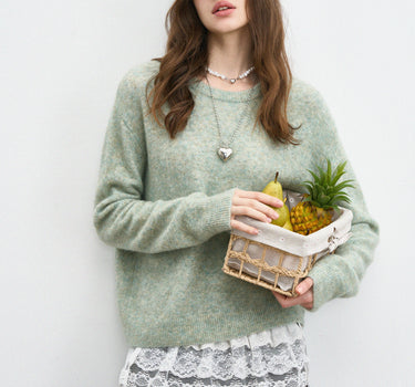 Warm Casual Crewneck Sweater for Effortless Chic