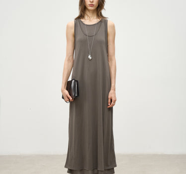 Two-Piece Breathable Knit Dress