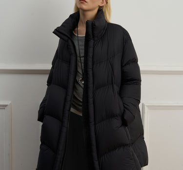 Premium Duck Down Hooded Coat for Effortless Style