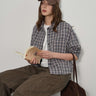 Classic Retro Plaid Shirt with Vintage Charm
