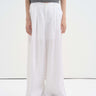 Linen Blend Textured Pleated Wide-Leg Pants