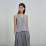 Patterned Knit Vest for Lightweight Summer Style