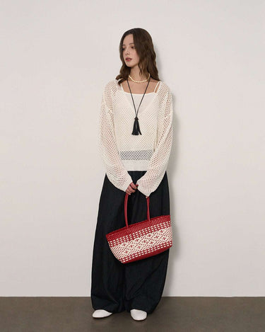 Lace-Up Knit Two-Piece Set: Effortless Style & Comfort