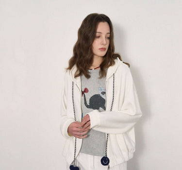 Smiley Face Hoodie Jacket: Comfort with a Playful Twist