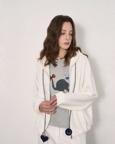 Smiley Face Hoodie Jacket: Comfort with a Playful Twist
