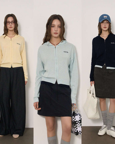 Embroidered Color-Block Sweater: A Blend of Style and Comfort