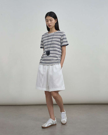 Striped Crew Neck T-Shirt for Effortless Style