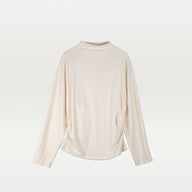 Elegant Long Sleeve Wool Blend Thermal Top