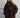 Black Mid-Length Down Jacket with Scarf Collar