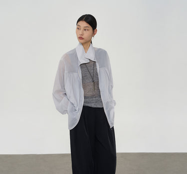 Drawstring Mid-Length UV Protection Jacket