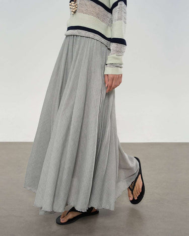 Elegant Flowy Summer Maxi Skirt