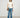 Pearl-Embellished Asymmetrical Flutter Sleeve T-Shirt