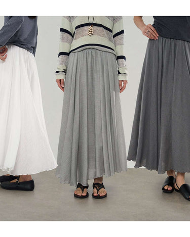 Elegant Flowy Summer Maxi Skirt