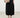 Chic Black Skirt with Modern Bud Silhouette