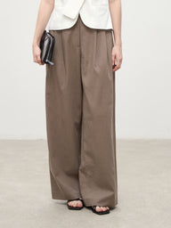 Drapey Straight-Leg Trousers for Everyday Elegance