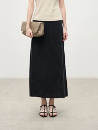 Timeless A-Line Elegance in Copper-Ammonia Fiber