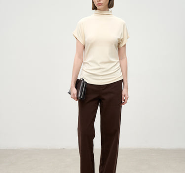Wool-Acetate Half-High Neck Base Layer Top