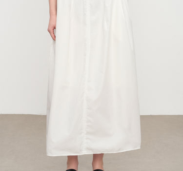 Flower Bud Skirt – Minimalist Black A-Line