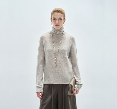 Soft Merino Wool High-Neck Winter Top