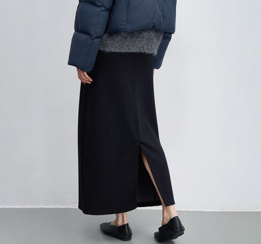 Effortlessly Stylish: Women's Drawstring Straight-Cut Skirt