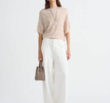 Women’s Vintage-Inspired Boat Neck Knit Top