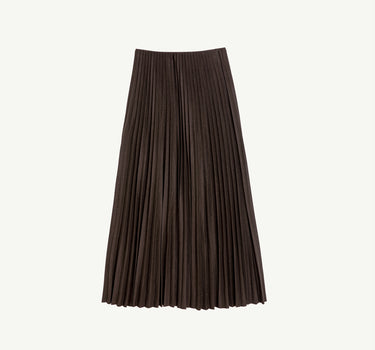 Elegant Pleated Bustier Skirt with Elastic Waist for Comfort