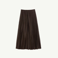 Elegant Pleated Bustier Skirt with Elastic Waist for Comfort