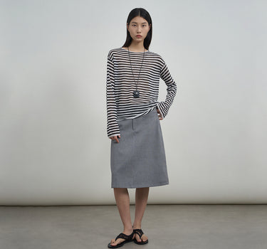 Minimalist Striped Cardigan for Spring