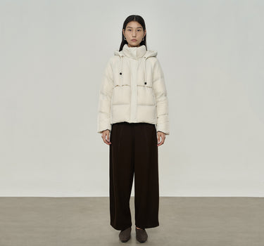 Elegant High Waisted Wide Leg Trousers