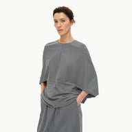 Cotton Loose Deconstructed Knit Top – Effortless Spring Style
