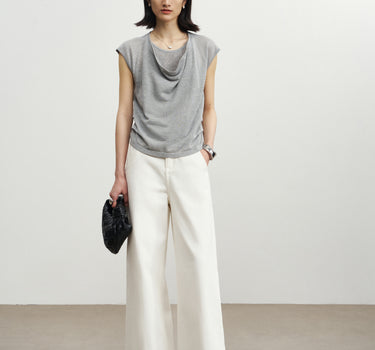 Modern Faux Layered Knit Tank Top