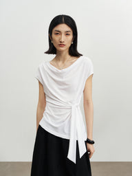 Breathable Loose-Fit Lyocell Blouse