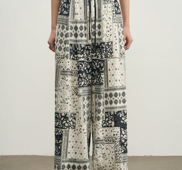 Long Patchwork Pants for Effortless Style